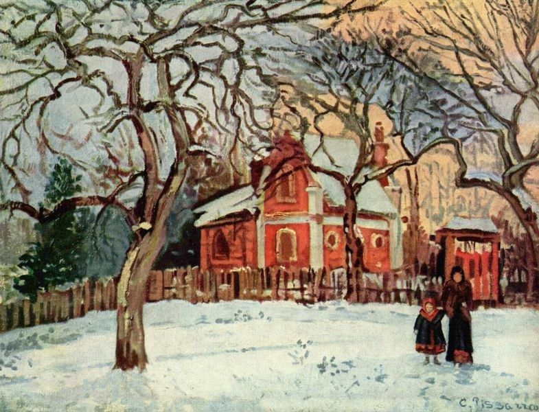 Camille Pissarro Chataigniers Louveciennes
